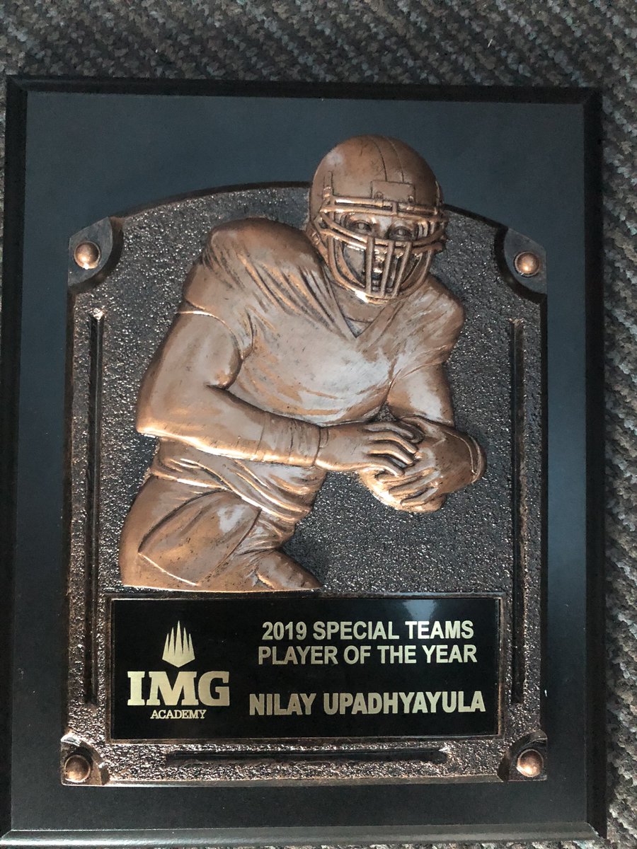 Upa (@_nilayu) on Twitter photo Thank you IMG for everything you have done for me in the past two years. Glad to say I won Special teams Player of the year last night at our team banquet. Im excited and looking forward to starting college in January. <a href="/IMGAFootball/">IMG Academy Football</a> Thank you IMG for everything you have done for me in the past two years. Glad to say I won Special teams Player of the year last night at our team banquet. Im excited and looking forward to starting college in January. <a href="/IMGAFootball/">IMG Academy Football</a>