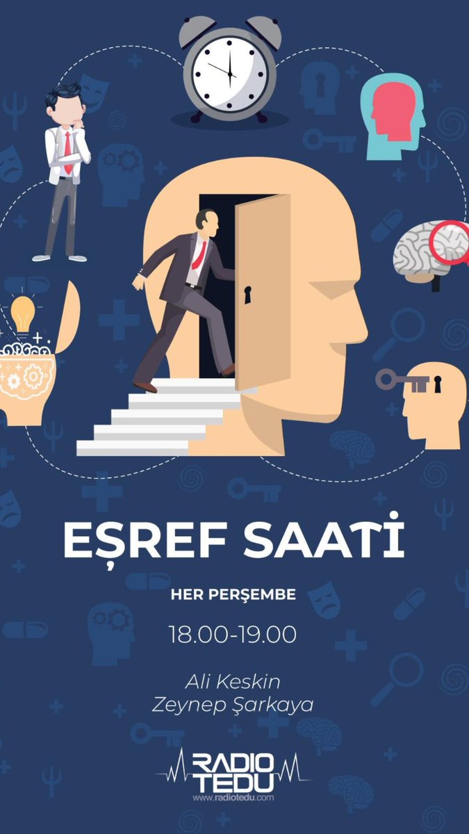 EŞREF SAATİ bu akşam 18.00 - 19.00 arasında RadioTEDU'de!