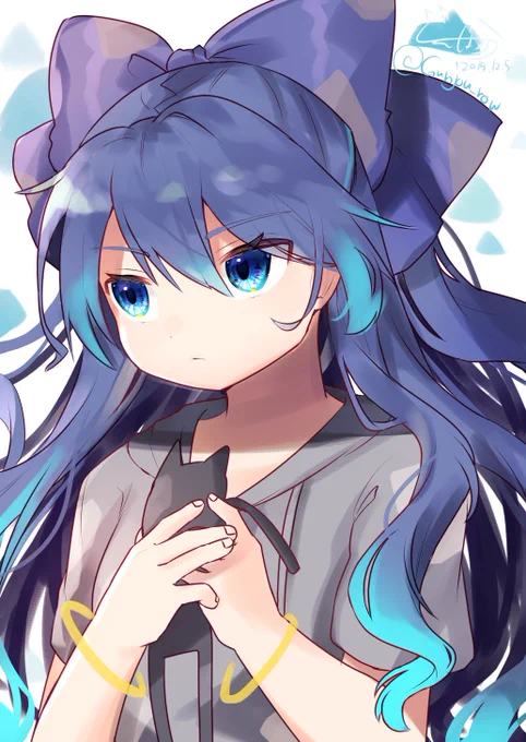 #深夜の真剣お絵描き60分一本勝負
紫苑ちゃん～ 