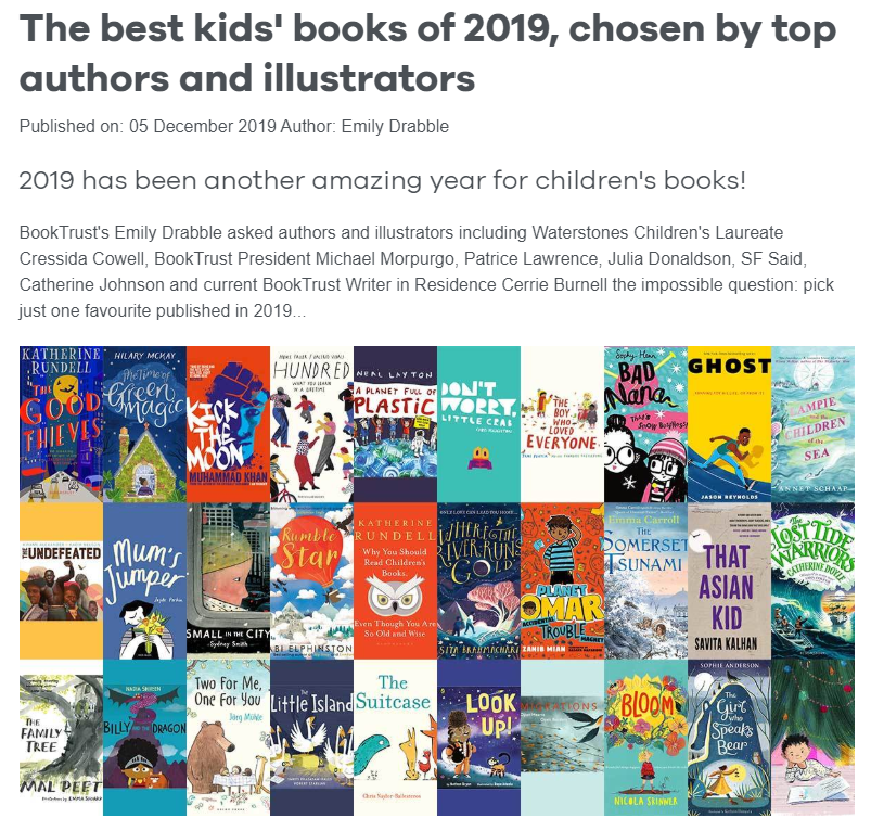 We love @Booktrust's list of the best children's books of 2019 as chosen by authors and illustrators - including GHOST and PATINA by @JasonReynolds83, picked by @brixtonbard! Keep an eye out for the next two books in the series from @_KnightsOf in 2020 💜https://www.booktrust.org.uk/news-and-features/features/2019/december/the-best-childrens-books-of-2019-chosen-by-top-authors-and-illustrators/ …