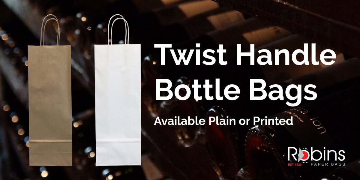 robinspkg's tweet photo. Paper wine bottle bags with twisted paper handles, ideal for giving the greatest gifts at christmas. Available from stock and can also be printed from just 500 pieces.
https://t.co/rjsSvy3Idm
#wine #bottle #bags #kraft #eco #recycle #printing #Christmas #corporate #gifts https://t.co/iTCgObrqtd