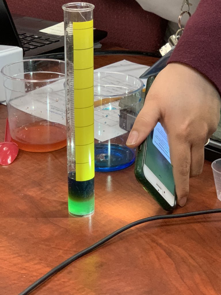 jjstratford1's tweet photo. Our amazing 5th grade team is doing the science in CT to demo how ocean’s salinity increases with depth.  @centreridgees @DontBeNaCly @djfonseth @lfisher44 @Brinda_Obaid @cjlovestolearn @TanyaSiwik #engagedscientists #problemsolving #lotsoflaughs https://t.co/kGXevZwdoJ