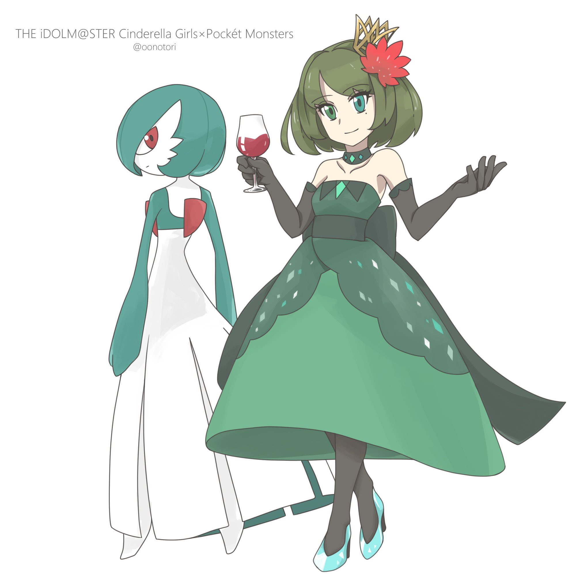 Kopperion デレステ ポケモン ポケモンリーグ チャンピオン カエデ アイドルマスターシンデレラガールズ スターライトステージ 高垣楓 25歳児 ポケモン チャンピオン イラスト好きな人と繋がりたい イラスト好きさんと繋がりたい サーナイト