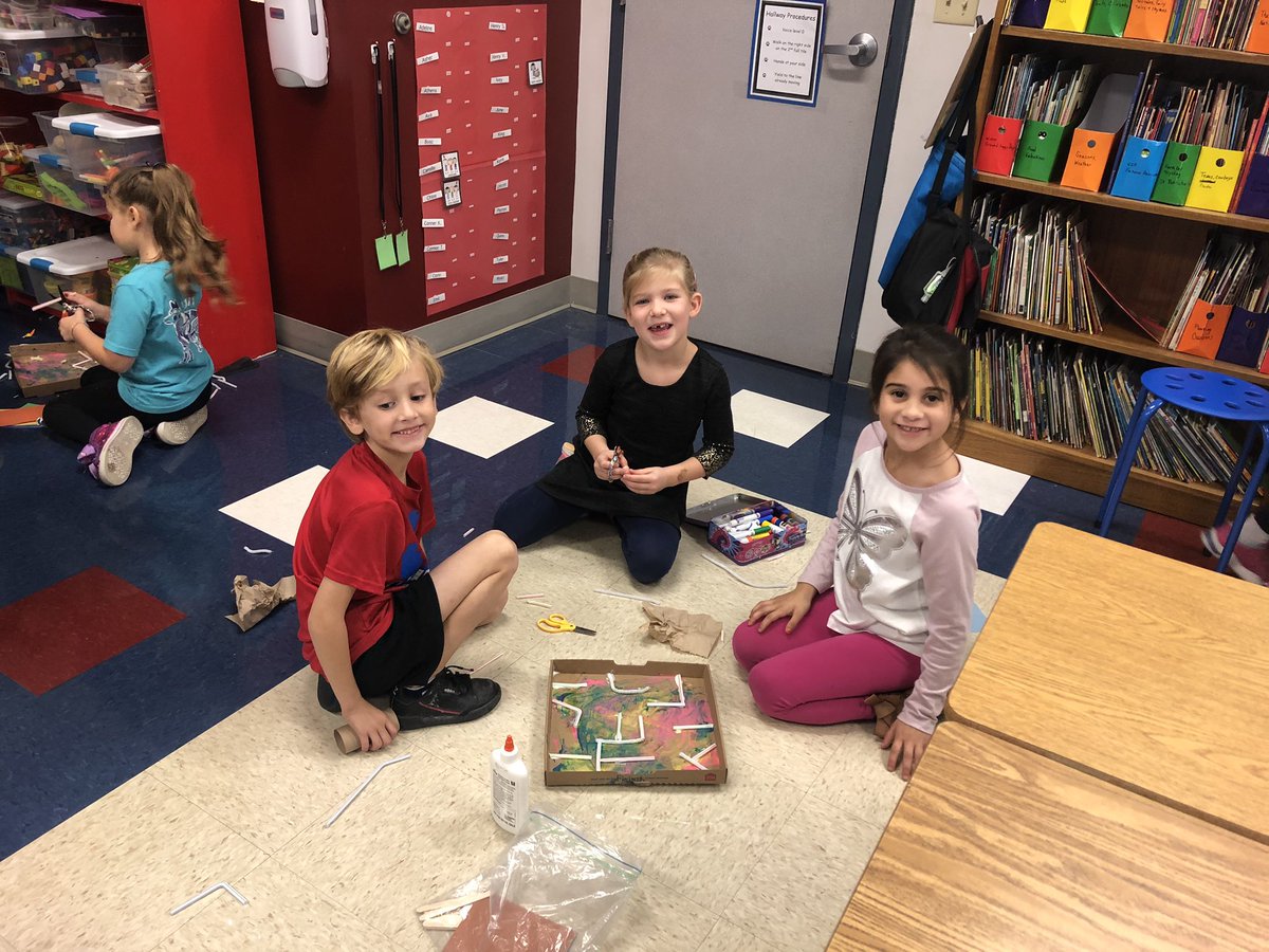 beckag85's tweet photo. More pictures of our a-maze-ing mazes! #STEAM @happytobeahusky @darynpolanco https://t.co/h5eZpKoxyV