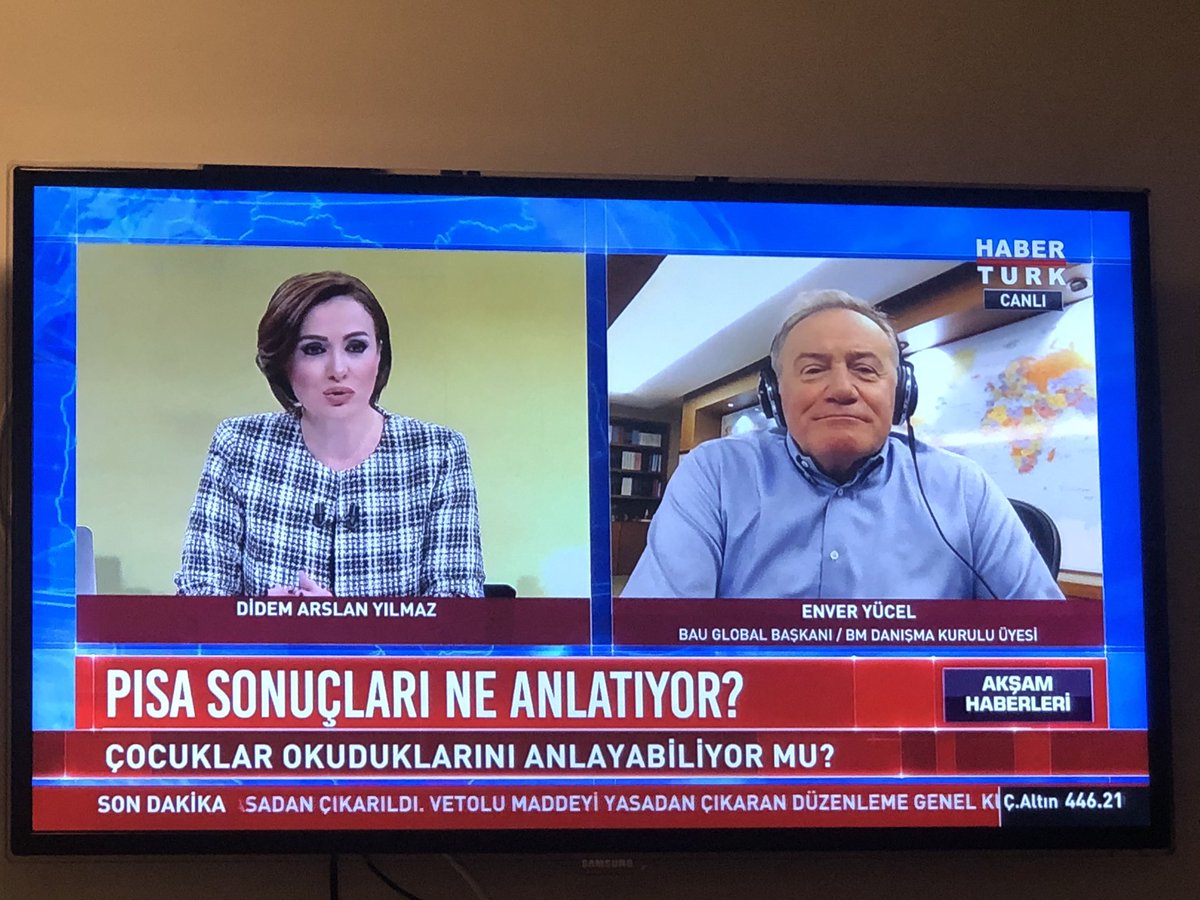 Kurucumuz Sn <a href="/EnverYucel/">EnverYucel</a> PISA Sınav sonuçlarını <a href="/Haberturk/">Habertürk</a> e değerlendirdi.
📌”Her şeyi değiştirecek olan öğretmendir,öğretmen her şeydir”
📌”Dünya Stem Eğitimini uyguluyor,öğretmenlerimizi bu yönde eğitmeliyiz”
📌”Becerileri geliştirmemiz,uygulamaya yönelik eğitim vermemiz şart