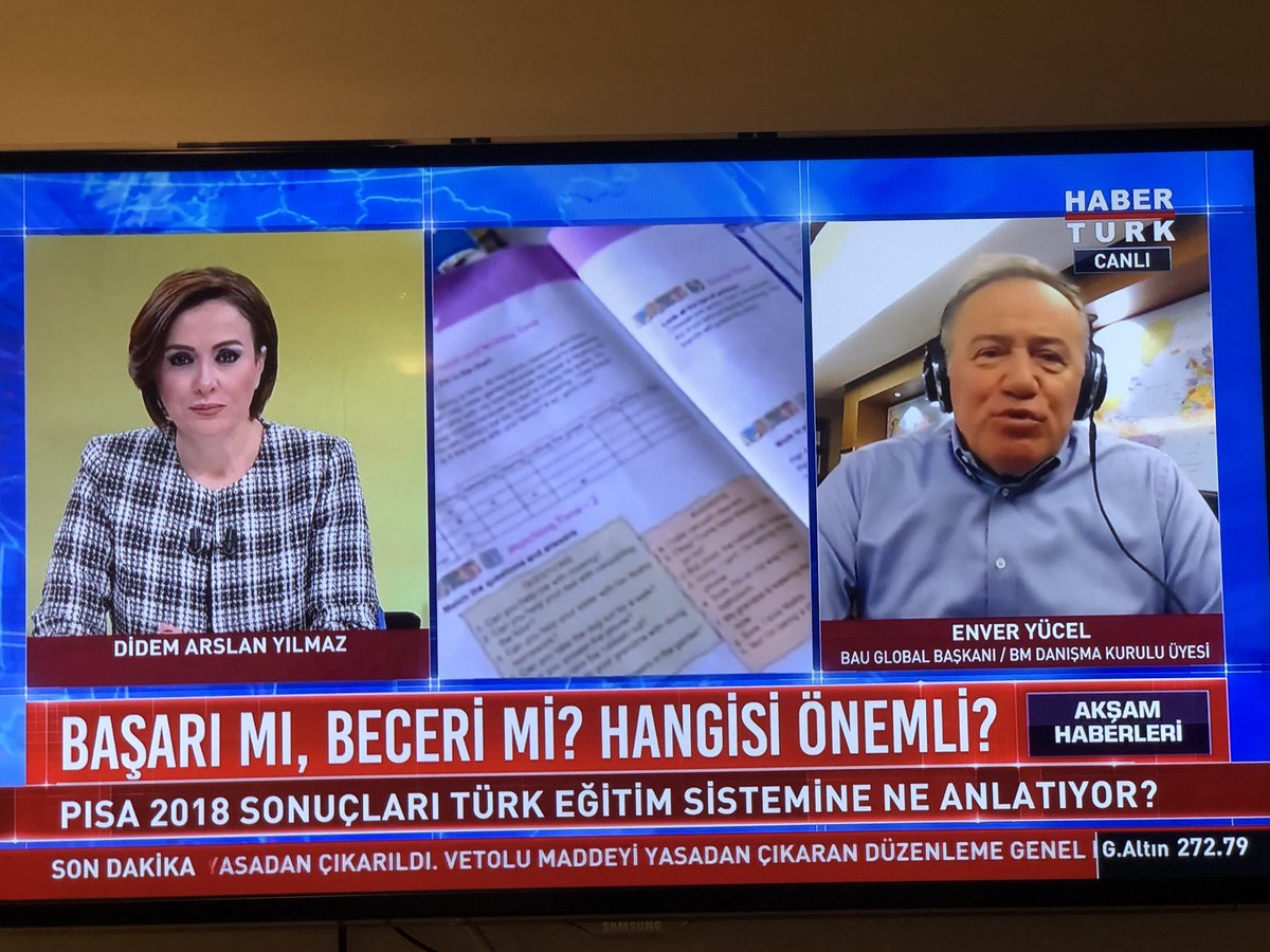 Sn <a href="/EnverYucel/">EnverYucel</a>  PISA 2018 sınavı sonuçlarını değerlendiriyor. Sonuçlar Türk Eğitim Sistemine Ne Anlatıyor ? 
📌Öğretmen herşeydir,öğretmeni yetiştirmek en önemli konudur
📌Becerileri geliştirmemiz,uygulamaya yönelik eğitim şart.STEM yaklaşımı ve dijitalleşme fırsatlar sunuyor