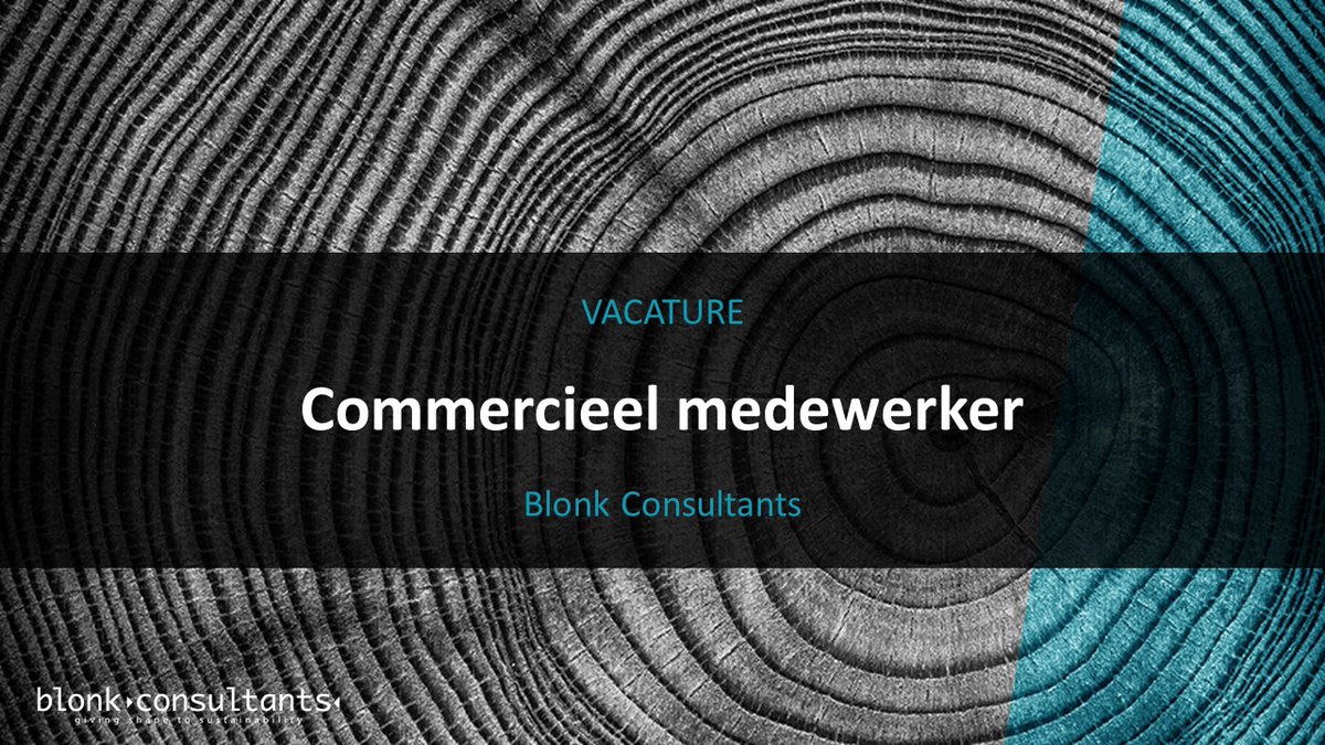 [VACATURE] We zoeken een nieuwe collega! #commercieelmedewerker #vacature #duurzaamheid #sales blonkconsultants.nl/wp-content/upl…