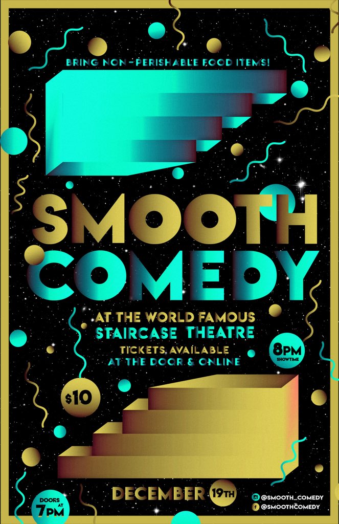 LAST SHOW OF THE YEAR AND ITS GOING TO SEND SHIVERS DOWN YOUR SPINE (in a good way!) ITS AN AWARDS SHOW SO WEAR YOUR GRANDMAS PEARLS OR HER FANCY SLIPPERS OR HER WEDDING GOWN! Whatevs, SEE YOU THERE! (ticket link in bio)