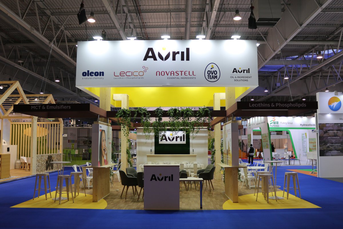 Avril's tweet photo. Dernier jour ! Retrouvez #Oleon #Lecico #Novastell #Ovoteam et nos équipes Avril Oil & Ingredient Solutions au FIE sur le stand 7M80. #huilesvégétales #émulsifiants #glycérine #acidesgras #lécithines #ovoproduits #FoodIngredient #ingredient @FI_Global #FIEurope19 https://t.co/n1wecgKdin
