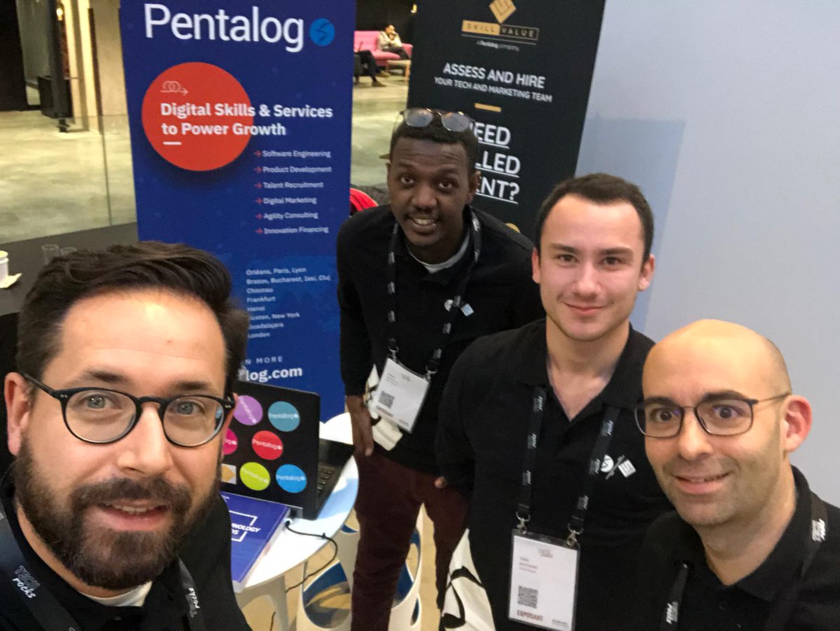 skillvalue's tweet photo. 🔶Premier jour après l'événement Tech Rocks, Théo et Karim, nos business developers sont encore euphoriques de cette journée ! 😀
Merci à @TechRocksFr pour l'organisation de cet événement, on se voit l'année prochaine !
#Tech #TechRocksSummit2019 #TechRocks https://t.co/JzBOTyG0Ua
