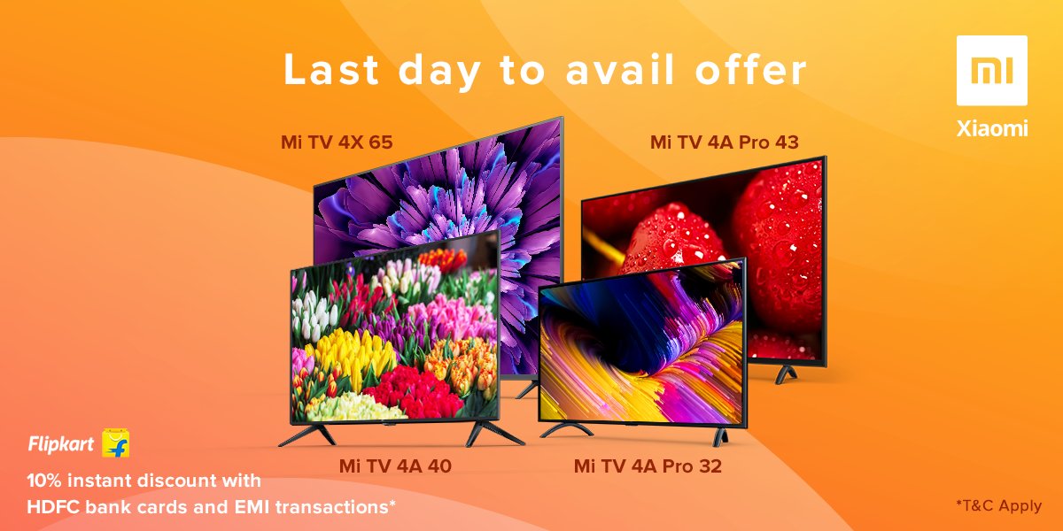 mi 4a pro 43 inch flipkart