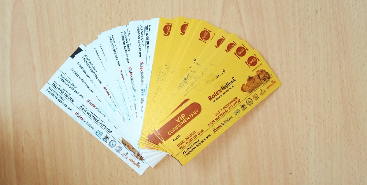 africellUG's tweet photo. It's only 1 day to the #RolexFestivalTour19 &amp; #AfricellUG has some tickets for grabs👍

Name any of our NEW #DataBundles &amp; how to activate it.

The first 30 people with the highest interaction by 12 PM tomorrow will WIN a pair of Tickets.😉

#ConnectingCommunities #LiveLoveUganda https://t.co/lMUD809qyy