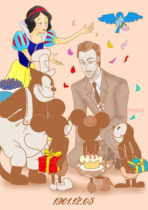 ウォルト ディズニー生誕祭のtwitterイラスト検索結果