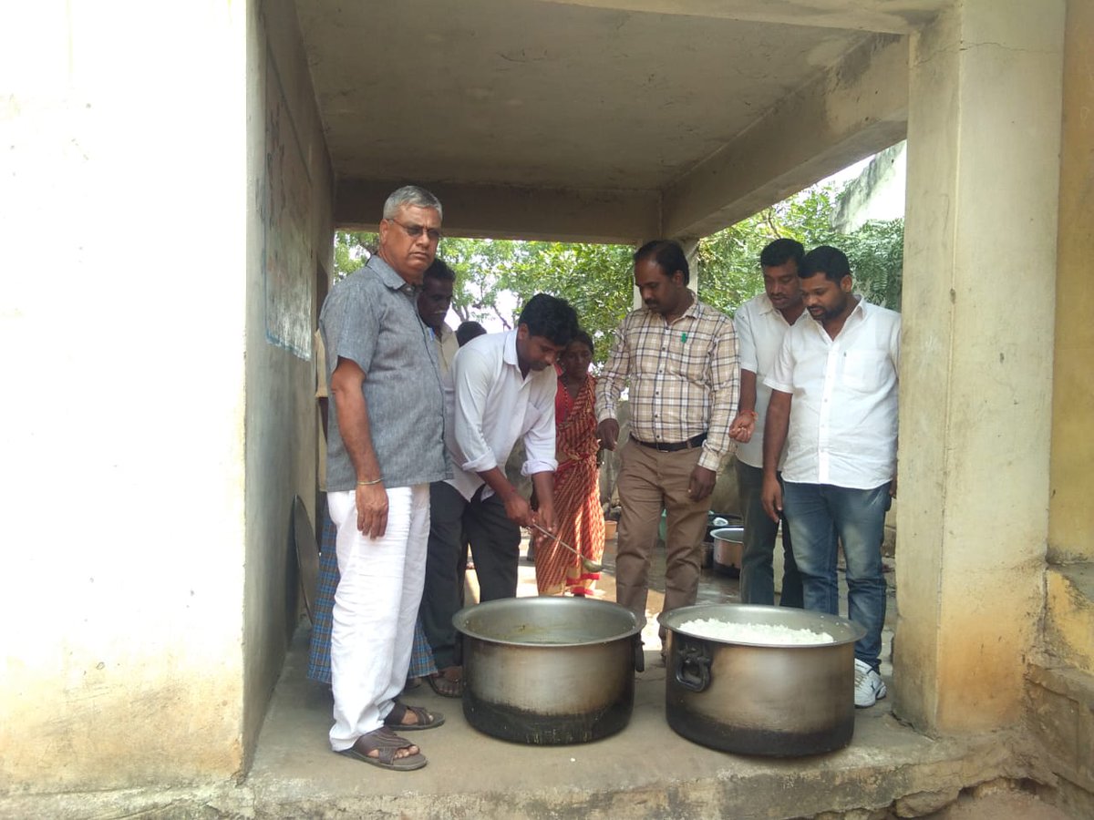 Today visited GP Buddaram as special officer. Inspected sanitation and participated in the #replantation drive.