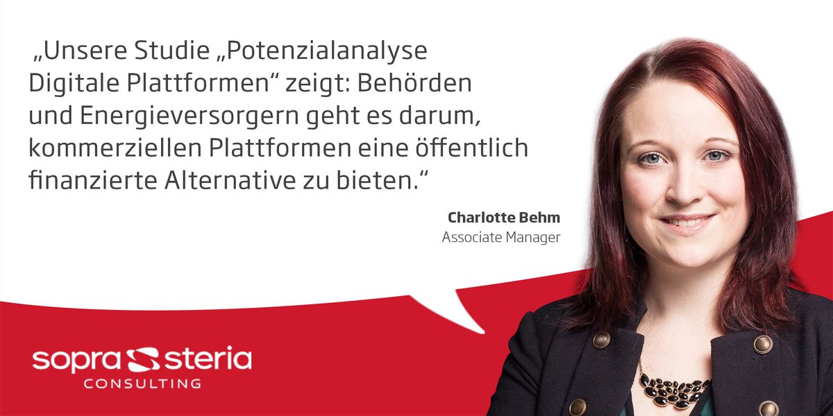 SopraSteria_de's tweet photo. Alle reden von der #Energiewende, wir gestalten sie mit! Auf der #DigiWelt in Berlin sprach @CharlotteBehm eben darüber, wie die Energiewirtschaft in den Plattformmodus kommt. Die Potenzialanalyse kostenlos downloaden unter https://t.co/cEZUn8ciF6 https://t.co/lAHSw3sXxE