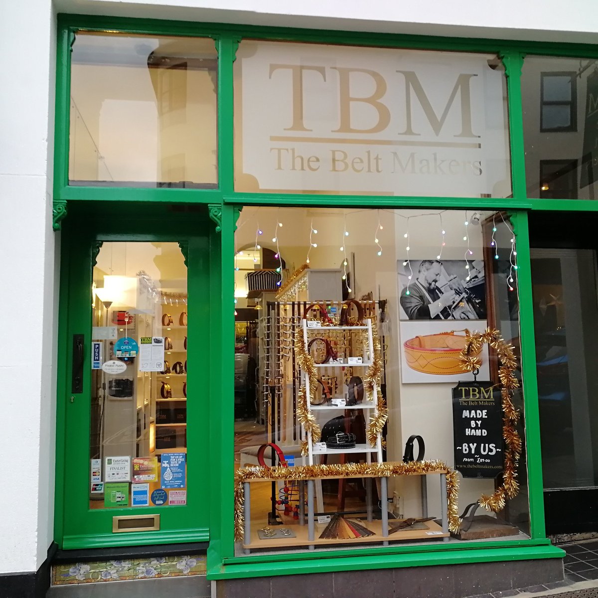 TBMTheBeltMakrs's tweet photo. ππποΈ Come and explore this tiny belt emporium... items ready to take away or buy a gift voucher instore at a special price π·
#TBMTheBeltMakers #handmadeinexeter #thewestquarter #leatherbelts #leather #handmade #nosewingmachine #englishleather #inexeter #exeterindie #Exeterhour https://t.co/rrL7pzrw9c