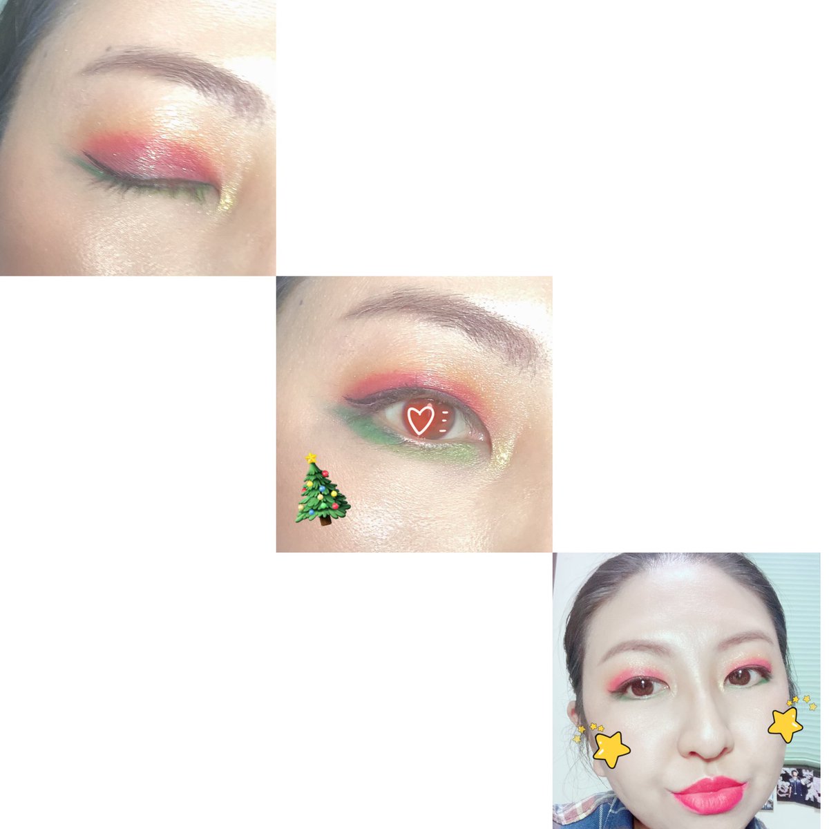 aliko792's tweet photo. MOPHEの25Lパレットでクリスマス風に。
#mophe
#25lpalette
#liveincolor https://t.co/PbBin29wvF