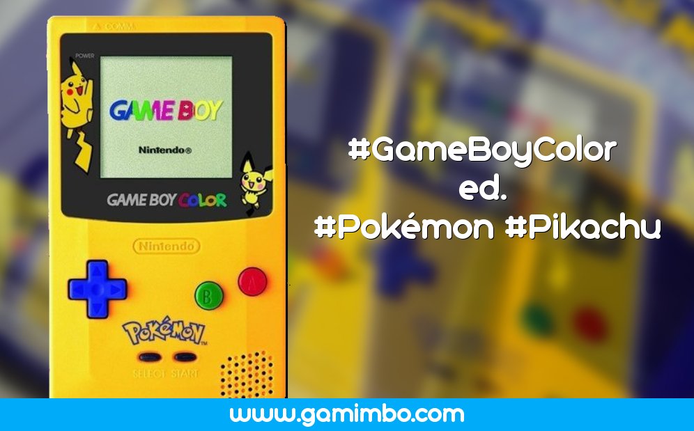 ¡Consola #GameBoyColor edición #Pokémon #Pikachu! ¡Si la quieres, entra en el enlace!
👉bit.ly/2DJLK8P
#Consolas #RetroGames #RetroGaming #Gamimbo #Gameboy #GBC #Videojuegos