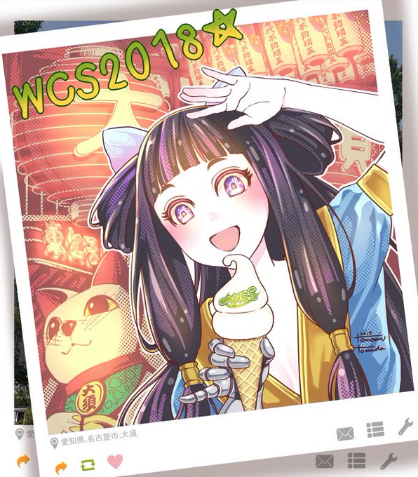 描いたことある名古屋(大須と名駅金時計) 