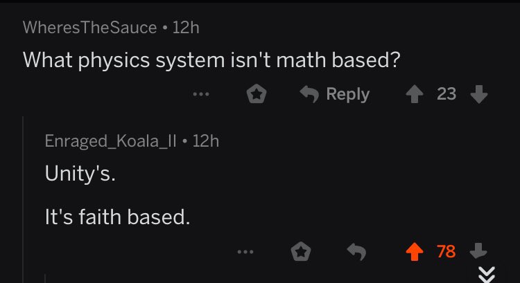 BehindTheStoneS's tweet image. Had to laugh
#unity3d #gamedev #indiedev