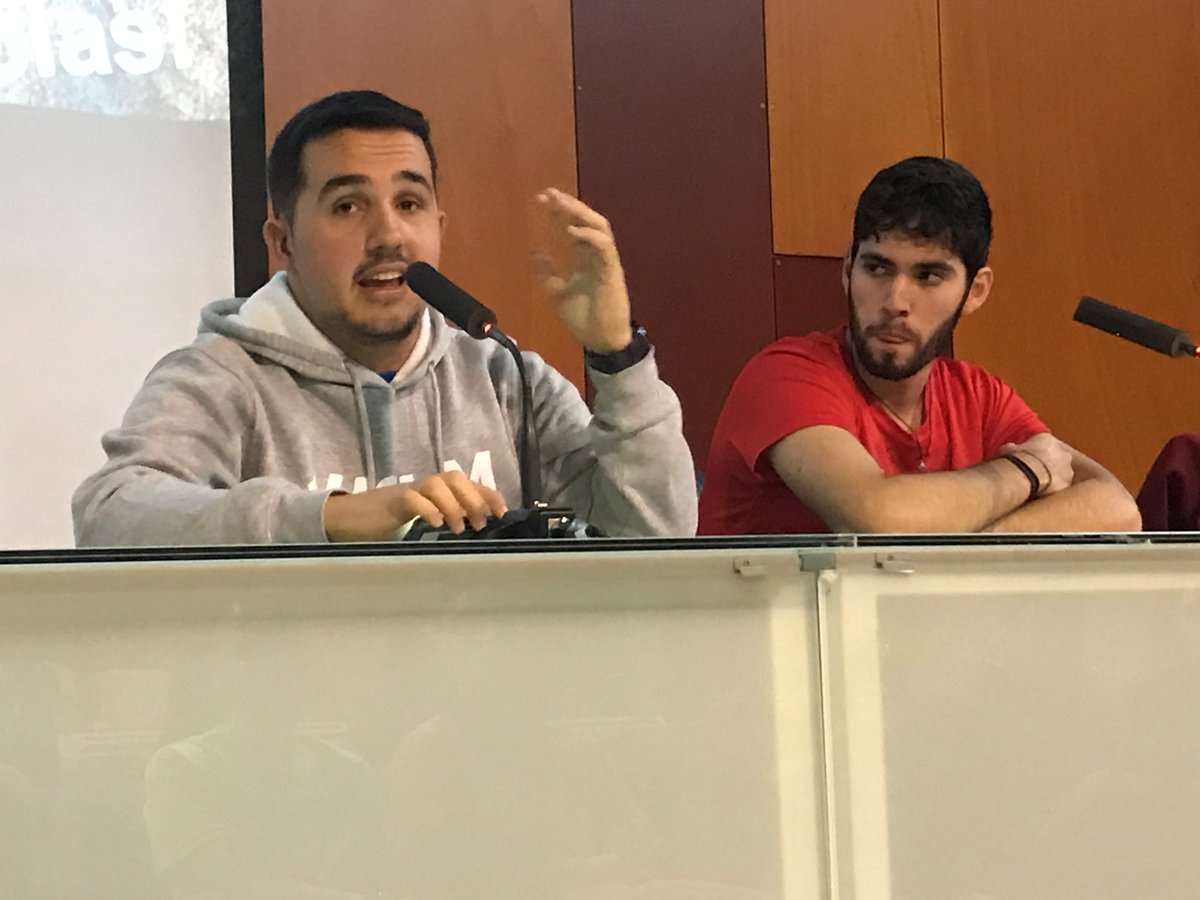 ORITOLEDO's tweet photo. Queremos agradecer la participación de nuestros Erasmus+ Roberto Rosendo y Enrique López, nuestros incoming de Argentenia e Italia, Lautaro y Evi, a Victoria Guadamillas del CEL y a Cesarela de Rumanía en la III Semana Internacional del campus de Toledo https://t.co/l5Db601MBD