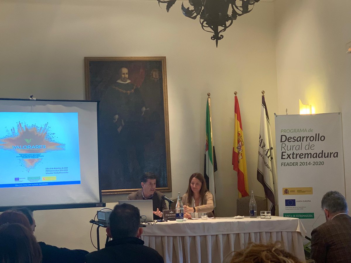CooperativasExt's tweet photo. El Grupo Operativo #Valorares expone hoy en la la Jornada de Difusión de los Logros del Programa de Desarrollo Rural (PDR) de #Extremadura 2014-2020 sus resultados para el aprovechamiento y valorización de los #residuos orgánicos de las industrias #agroalimentarias @mapagob https://t.co/EstzSD4QMd