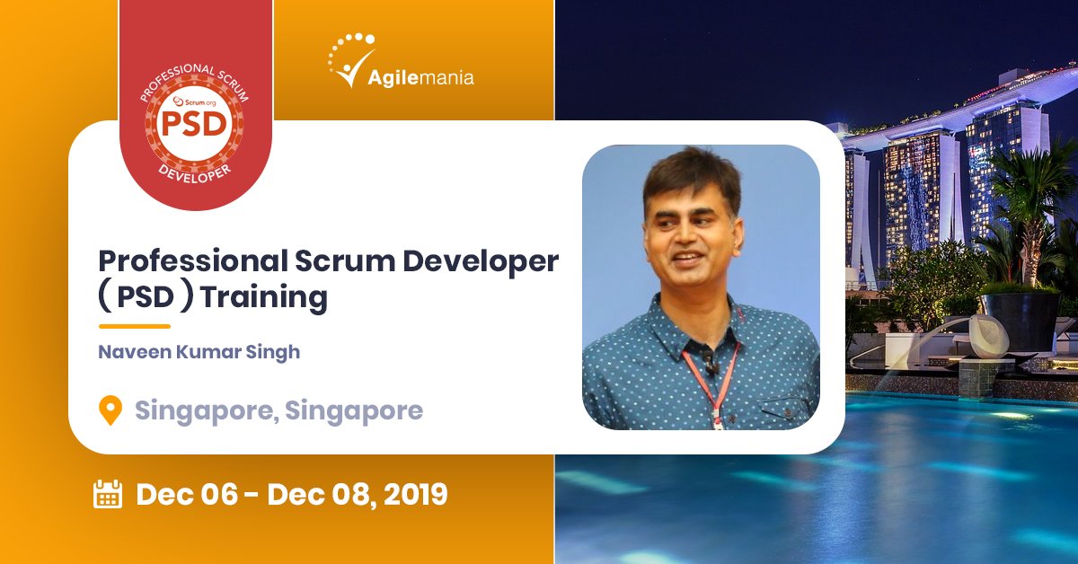 agilemania's tweet photo. If you’re a developer and you’re planning to be a #Scrumcertified anytime soon, taking a Professional Scrum Developer certification is more recommended. Find the right #ProfessionalScrumDeveloper (PSD) course for you 👉 https://t.co/VAr8hMgRq4
@Scrumdotorg @naveenhome @P2pandalay https://t.co/hbtQr9ZAKe