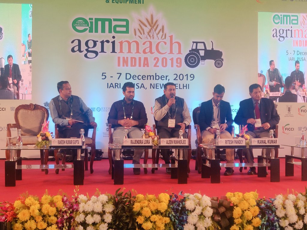 ncdexofficial's tweet photo. Aleen Mukherjee, EVP, NCDEX &amp; COO, @NICR_INDIA moderates a session on Enabling ecosystem for FPO development during 6th EIMA Agrimach India 2019 #fpo #agriculture #fpodevelopment  #commodity @NABARDOnline https://t.co/klLeokIU3f