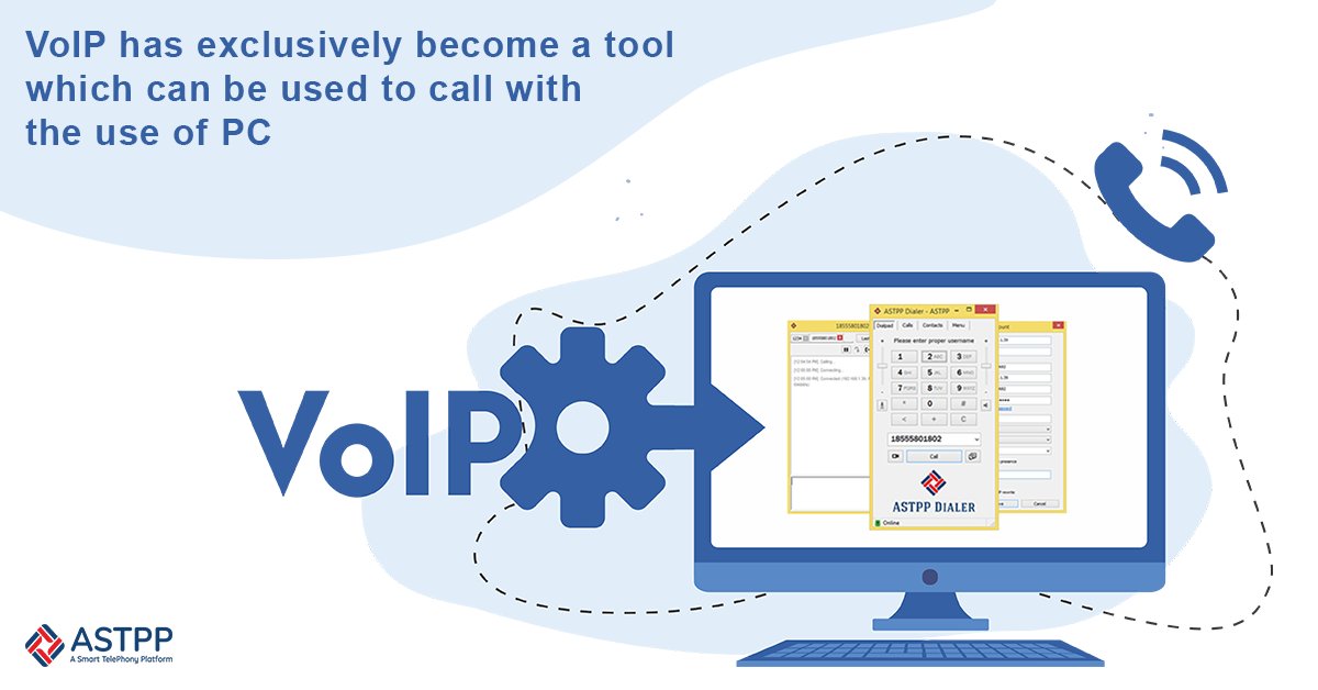 astpp_official's tweet image. VoIP has exclusively become a tool which can be used to call from PC to PC with a tool called PC Dialer.

#PCdialer #Dialer #SIP #Softphone #MobileSIPdialer #ASTPP #ASTPP4 #SmartVoIP #SmartTelephony #Telco #Telphony