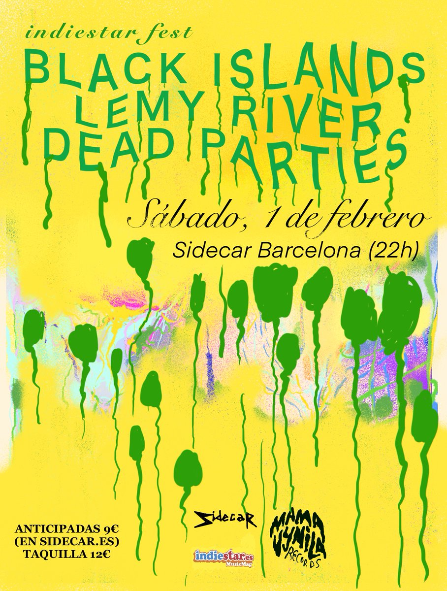 Que volvemos a Barcelonaaa ❤️
Sábado 1 de febrero/ <a href="/SIDECARbcn/">SIDECAR Factory Club</a> en el festi de 
<a href="/indierock_mag/">Indierock MusicMag</a> 
Anticipadas 9€ en sidecar.es/indiestar-fest/