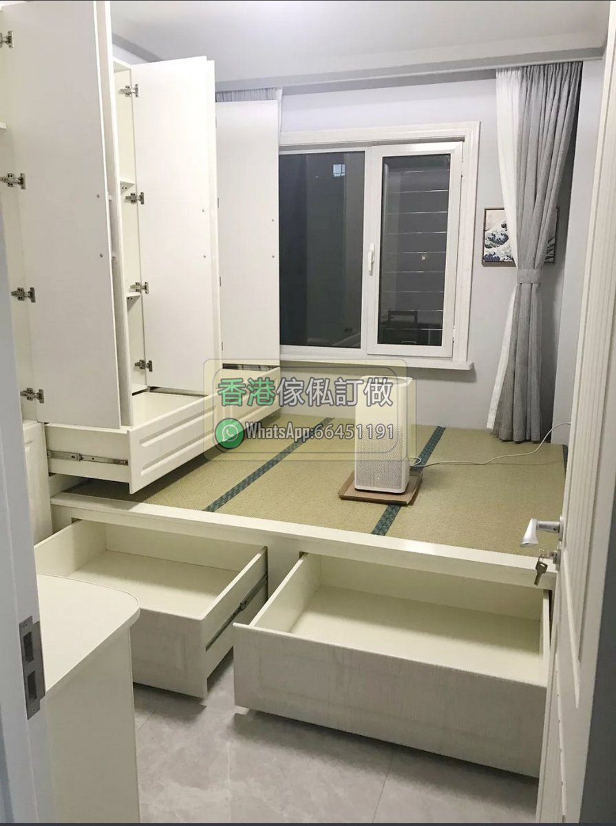ট ইট র 香港柯思特美全屋定制 香港傢俬全屋訂做室內設計查價加whatsapp 多功能榻榻米床 升降台 榻榻米上下床 整體塌塌米
