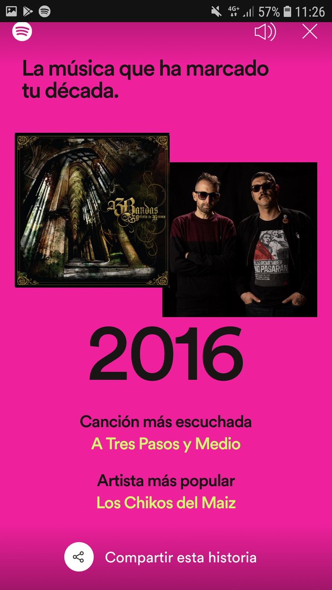 banpeta's tweet photo. Curiosos datos del resumen de fimal de año de Spotify:

2016 lanzamiento de "Trap Mirror" de LCDM
2017 comienza gira de "El Círculo" de KaseO
2019 lanzamiento de "Comanchería" de LCDM

@chikosdelmaiz, @KaseO_real y @berritxarrak siempre en mis auriculares 🤘 https://t.co/lRz0b9lrkV