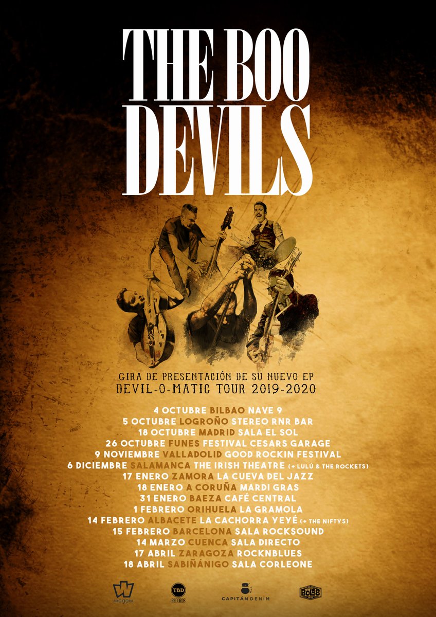Lluvia de fechas en el Devil-O-Matic Tour!
#tbd #tbdrecords #dom #devilomatic #devilomatictour
theboodevils.com