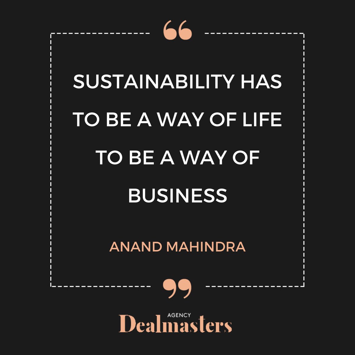 How do you practice sustainability in your business?

#agencydealmasters #agencygrowth #valuecreation #businessdevelopment #growth #professionalise #employerbranding #profitableagency #b2b #b2bmarketing #marketing #advertising