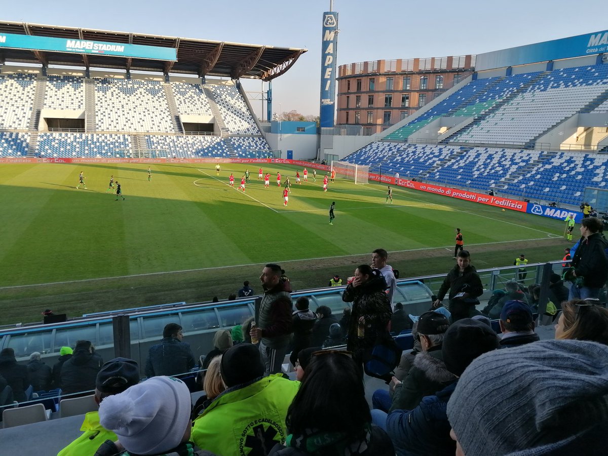 GiorgioAbondio's tweet photo. Presenti al #Mapei Stadium per il match valido per i sedicesimi di finale di @CoppaItalia tra @SassuoloUS e @ACPerugiaCalcio. #CoppaItalia #SassuoloPerugia @TopPlayerCompany https://t.co/ZsYvshYhaW