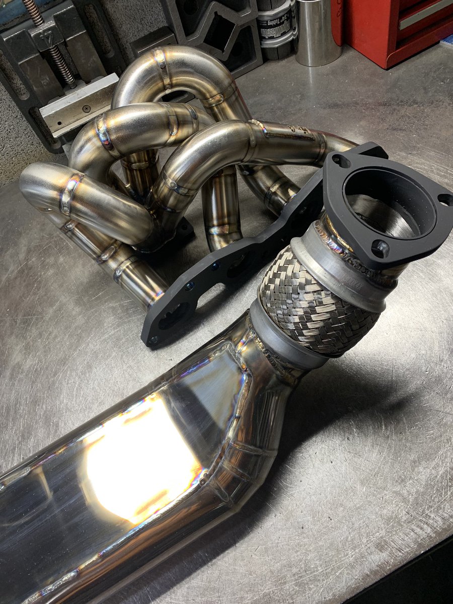 SR20ベルヌーイEXマニ&オーバルフロントパイプ #SR20#エキマニ