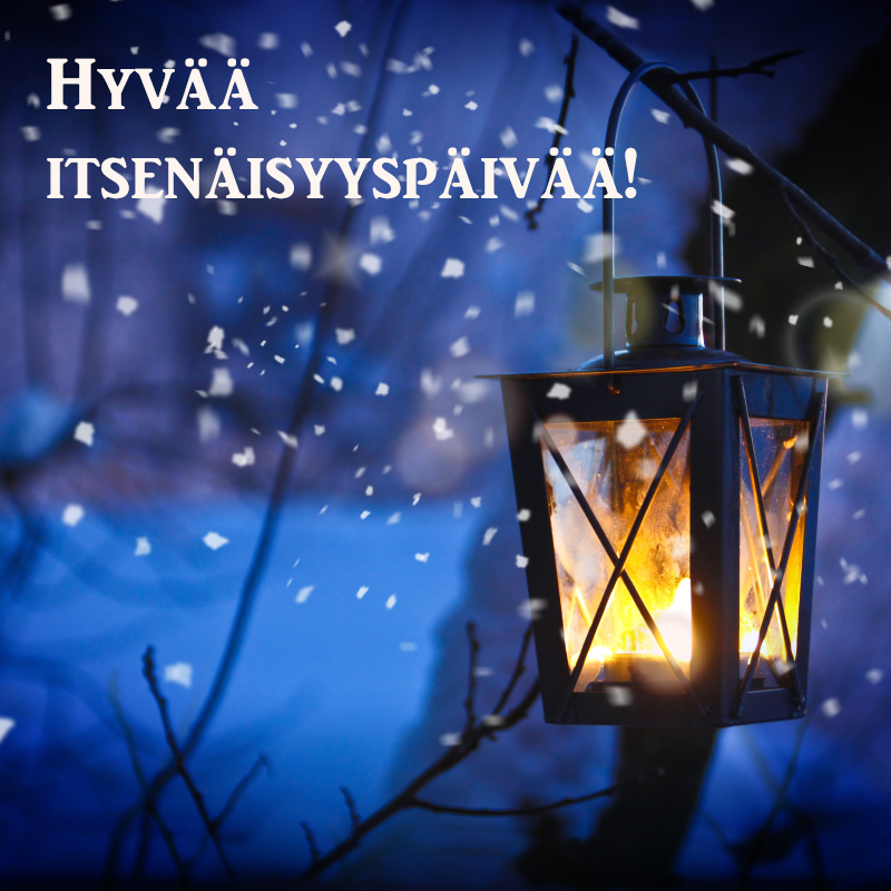 DigizerOy's tweet photo. Onnea 102-vuotias Suomi! Toivotamme kaikille hyvää itsenäisyyspäivää! 😊
#itsenäisyyspäivä https://t.co/oNan2qPdjv