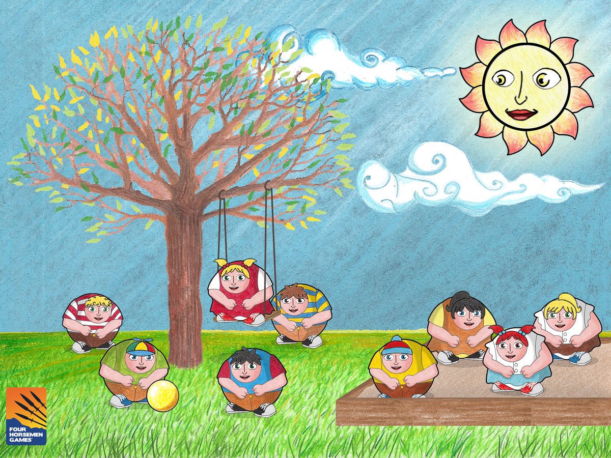 FourhorseMGames's tweet photo. Kids of #Dotlings! How do you like our characters design? Should we create the new whole #dotling universe? #indiegame #puzzle #art https://t.co/wPAgG5N0ed