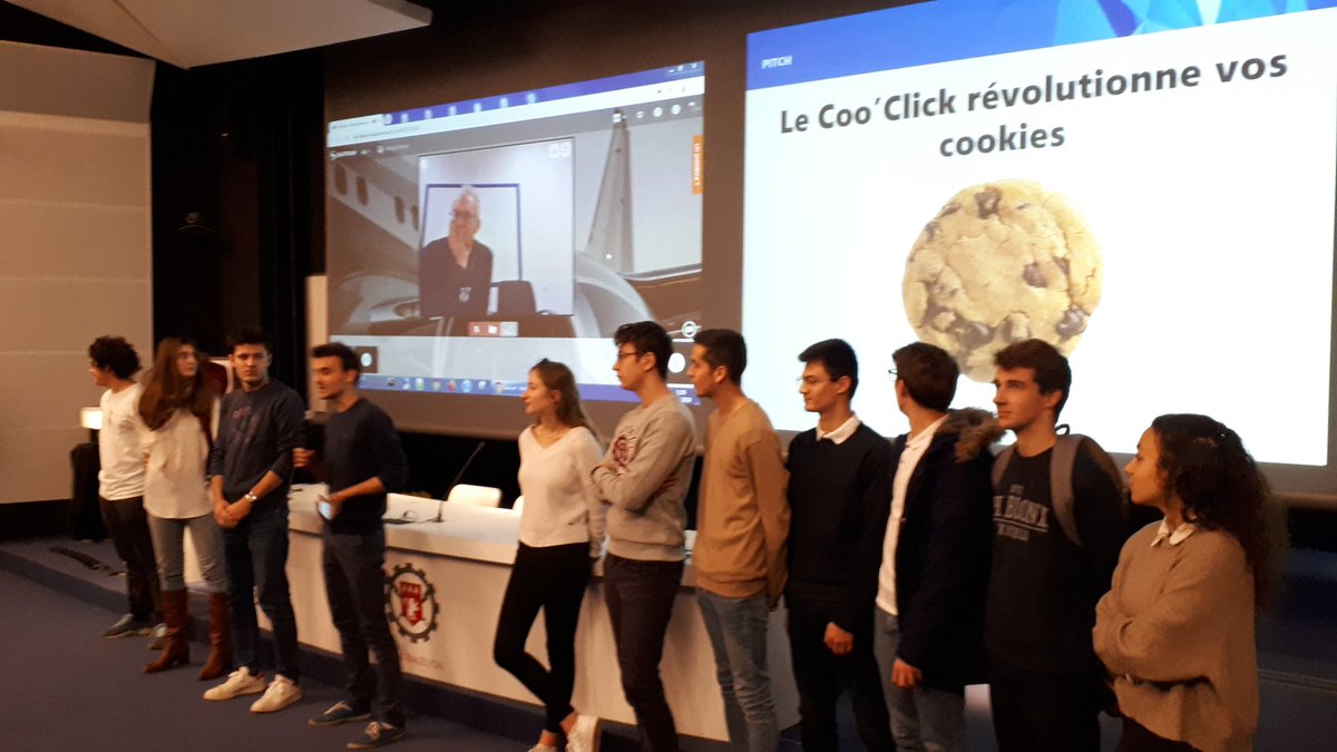 VeroBillat's tweet photo. Lauréats du CLIC FALL 2019 de @CentraleLyon pour @GroupeSEB https://t.co/h6AKXJAdPw