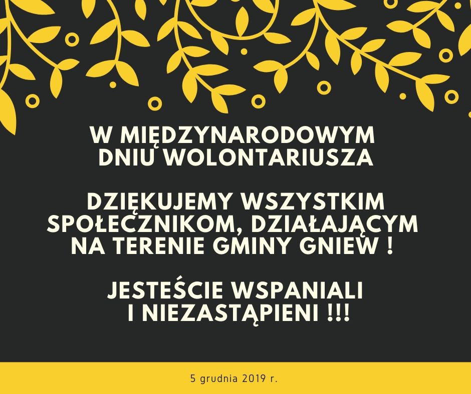 GminaGniew's tweet photo. 💙 W Międzynarodowym Dniu Wolontariusza 💙 dziękujemy wszystkim społecznikom - jesteście WSPANIALI i NIEZASTĄPIENI ❗️

#wolontariat #wolontariusze #dzieńwolontariusza #wspaniali #niezastąpieni #wyjątkowi #gminagniew #gniew #wdzięczni #dobrzyludzie #dziękujemy #społecznicy #dobro https://t.co/1XUG1nOWp7