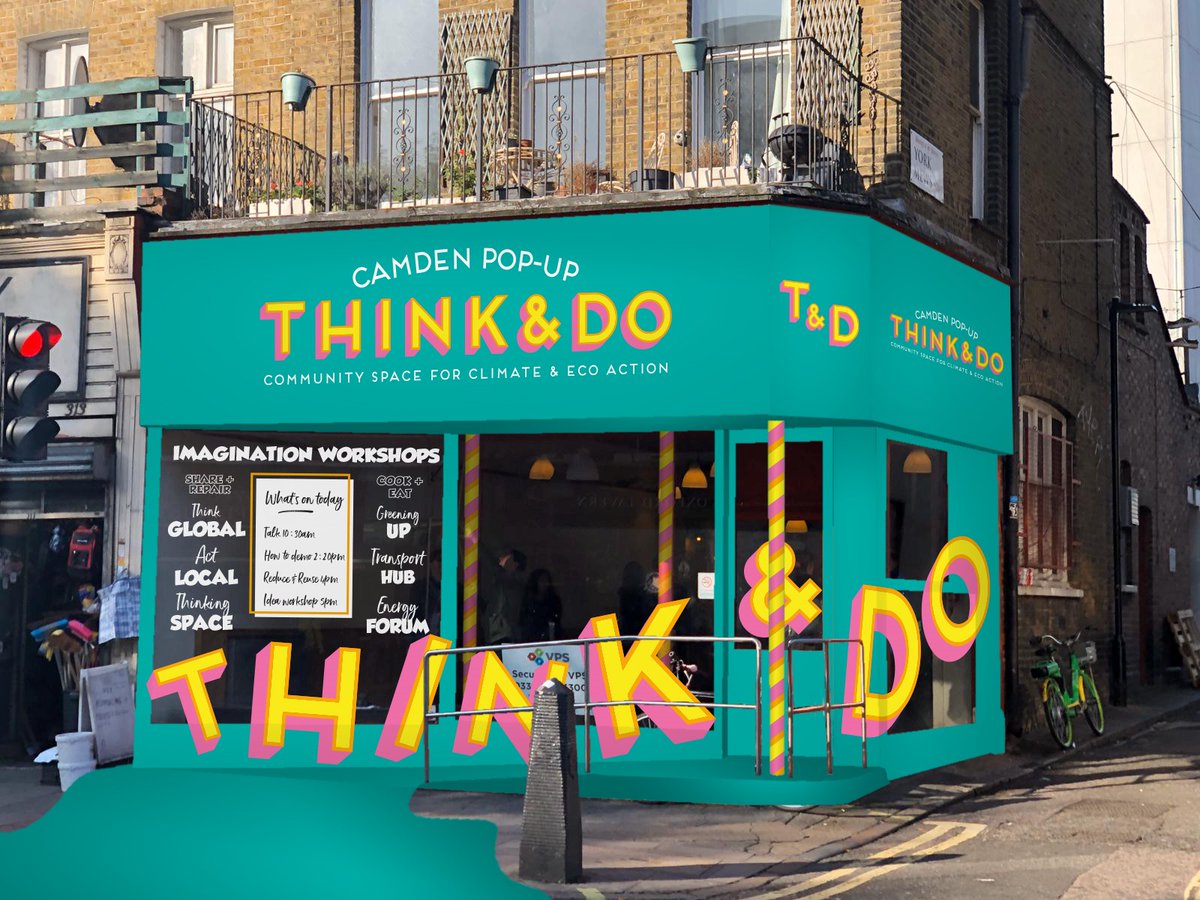It's the last week of #ThinkAndDoCamden so come and say hi before we close on Saturday. On the agenda:

✍️poetry workshop
☀️learn about solar panels
🌳tree giveaway
🎁festive gift swap
🍜celebratory meal with @ktvegbox 
✅everyone is welcome!
📍opposite Kentish Town library