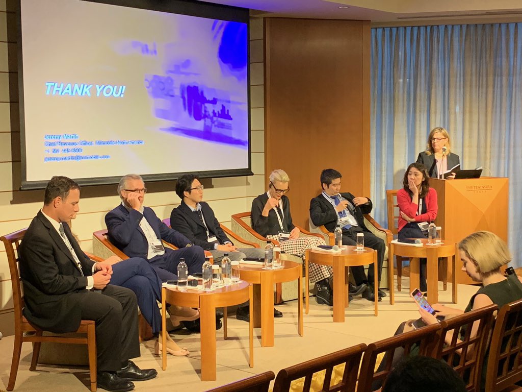 ClarkMaryP's tweet photo. Everyone getting settled for the final panel closing the day at the @GSMA #RCS Business Messaging Awareness Lab - Thank you to all of the attendees and the incredible group of speakers! https://t.co/xeBwg4npxP