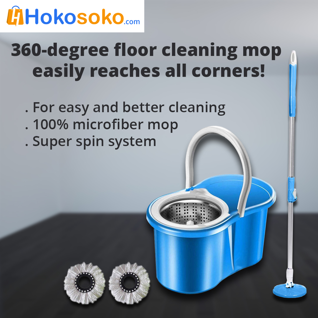 HokosokoOnline's tweet image. Ergonomically designed mop with stainless steel dryer and bucket for faster and effective cleaning. Coming soon!

hokosoko.com

#spinmop #spinmopbucket #spinmop360 #spinmoprefill