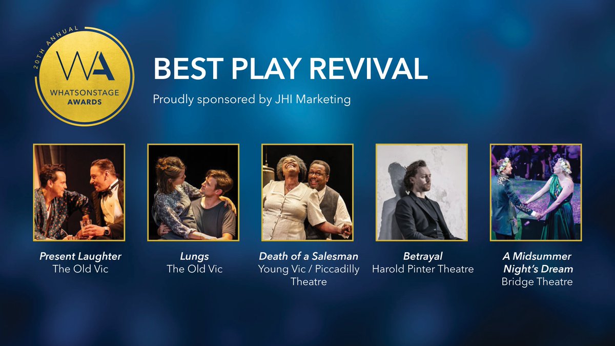 WhatsOnStage's tweet photo. The nominees for Best Play Revival are…
#WOSAwards

https://t.co/k0xiP2H2Ze https://t.co/KoAeQVjhlp