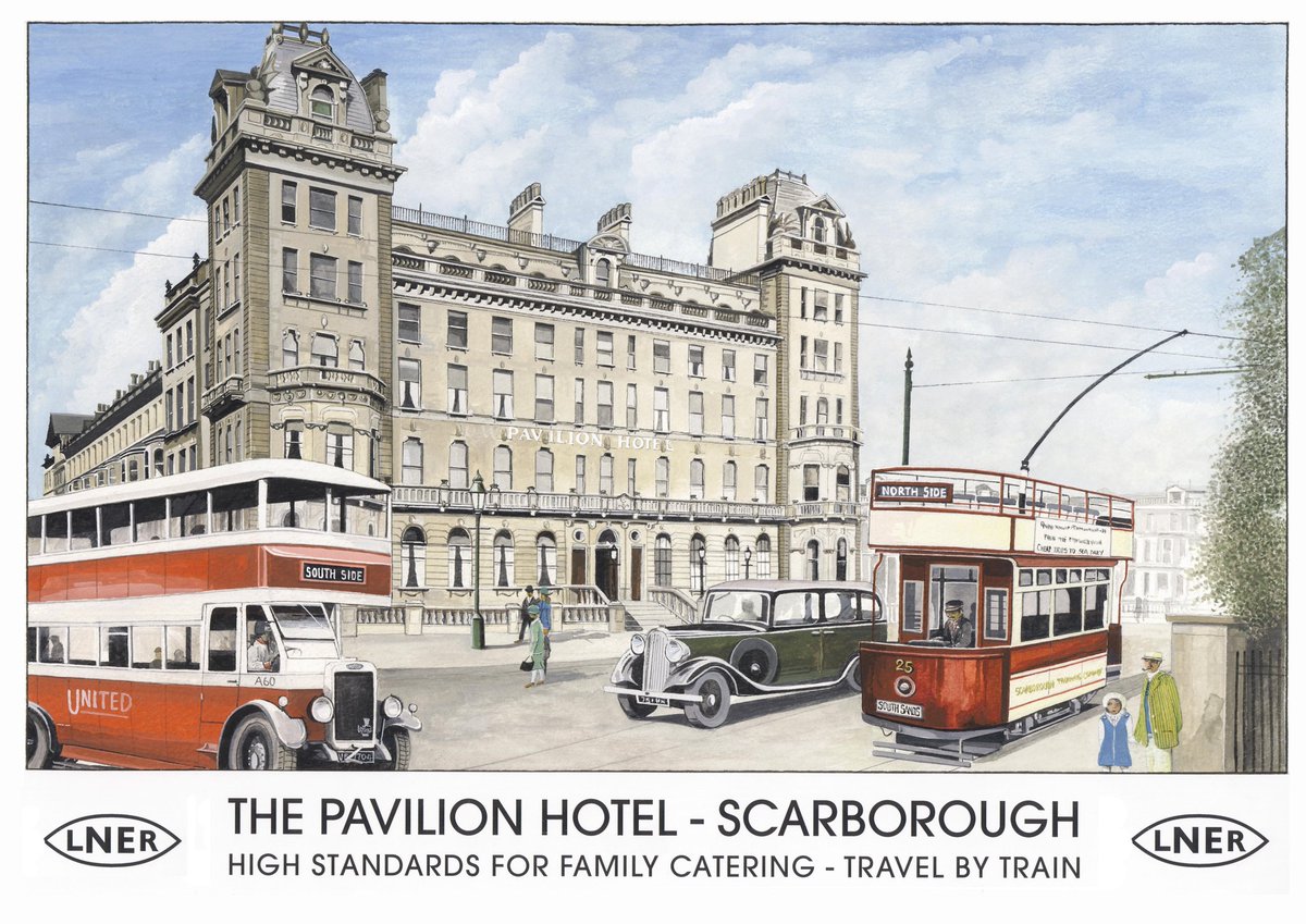 Vintage Scarborough A3 Prints by Stuart R Hudson. Available to buy here ➡ etsy.com/uk/shop/period… @DiscoverCoast   @ScarboroughUK @Scarborough_UK @scarboroughspa @SMTrust 
#Scarborough #scarboroughcastle #scarboroughheritage #grandhotel #scarboroughrailwaystation