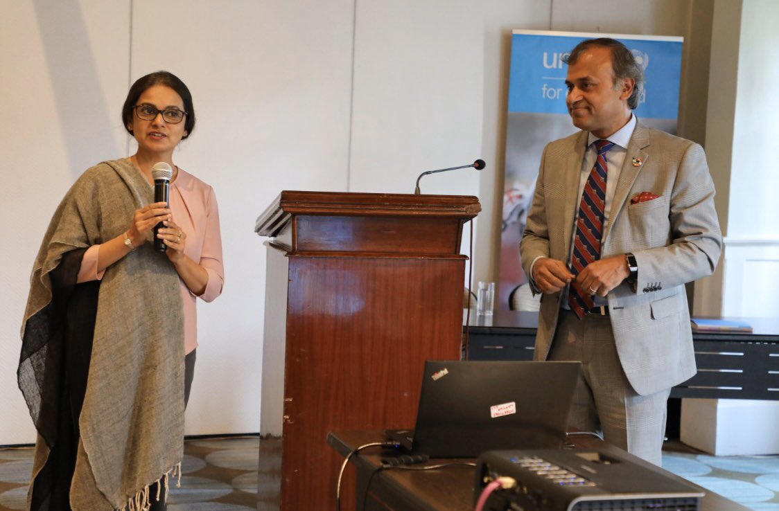 Thank you RC <a href="/UNinKENYA/">UN in Kenya</a> 🇰🇪🇺🇳 <a href="/sidchat1/">Siddharth Chatterjee 常启德</a> for an inspirational discussion as we reflect on the gains &amp; lessons learnt in our work for children in Kenya 🇰🇪 in 2019.

We look forward to continue leveraging our collective strength to DeliverAsOne #ForEveryChild in 2020. 

<a href="/maniza_zaman/">Maniza Zaman</a>
