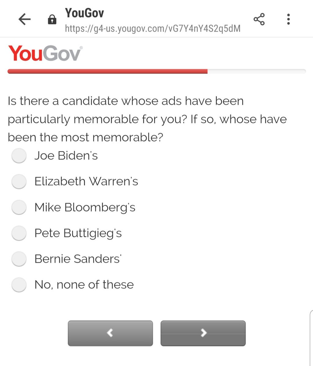 BernadineBirds1's tweet photo. Why was Bloomberg's name mentioned in 5 questions on my yougov poll instead of @AndrewYang ? #Yang2020 #HumanityFirst #FreedomDividend #YangGang #Election2020 #politics https://t.co/1JDQUZc0y6