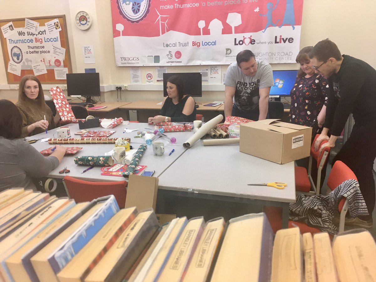 Santa has sent us some hard working elves today to help us make the grotto extra special!
Thanks to the business delivery team! <a href="/BarnsleyCouncil/">Barnsley Council</a> <a href="/VCBarnsley/">Barnsley Volunteer Centre</a> <a href="/BarnsleyLibs/">Barnsley Libraries</a> <a href="/DearneAreaTeam/">Barnsley Dearne Area Team</a>