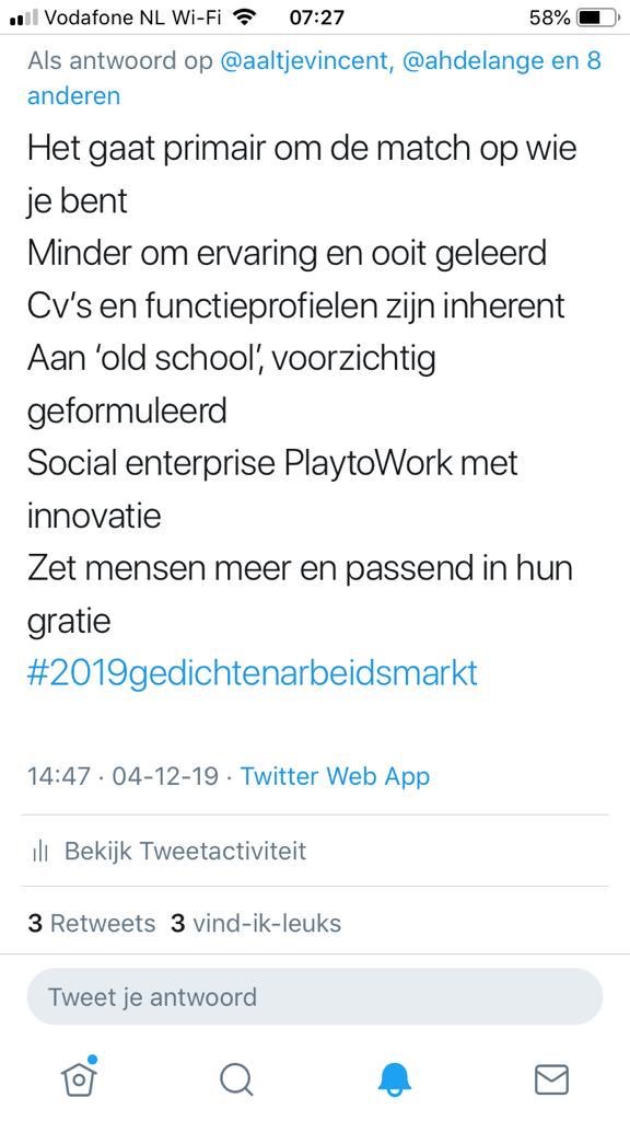Sinterklaas heeft speciaal voor <a href="/Play_ToWork/">PlaytoWork</a> een gedicht geschreven, om te zorgen dat we met z'n alle naar goed profileren op de arbeidsmarkt blijven streven. 

Ook heeft hij een speciaal cadeau bijgevoegd, bekijk snel wat dit voor uw bedrijf toevoegt: lnkd.in/disJBEh🎁