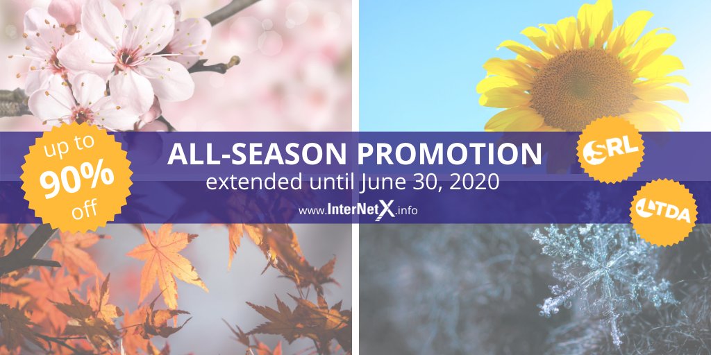 dot_LTDA's tweet photo. A #promoção All-Season foi #extendida para que você possa aproveitar os preços baixos nos domínios .LTDA! ▶️ Visite https://t.co/VvX2ouvRC2 para verificar a disponibilidade e escolha entre grandes parceiros que oferecem o preço promocional! Mais de 90% off! 💰❤️🤩 #getdotltda https://t.co/PF6g82c6TP